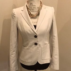 Banana Republic Blazer. Light tan/beige. Excellent condition.